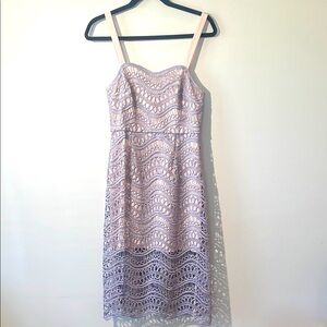 La Maison Talulah Vixen Lace Tea Length Midi Dress Women S summer wedding formal